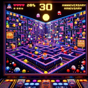 pacman 30th anniversary full screen