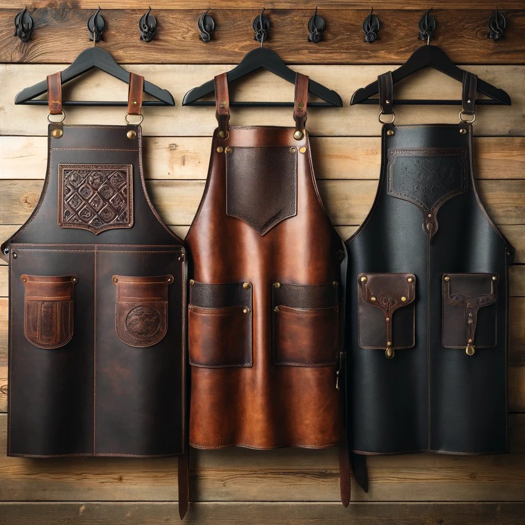 Leather BBQ Aprons