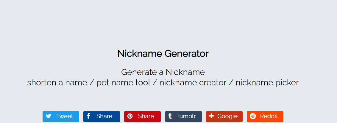 Using Nickname Generator to Create Unique Nicknames